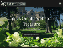 Tablet Screenshot of joslyncastle.com